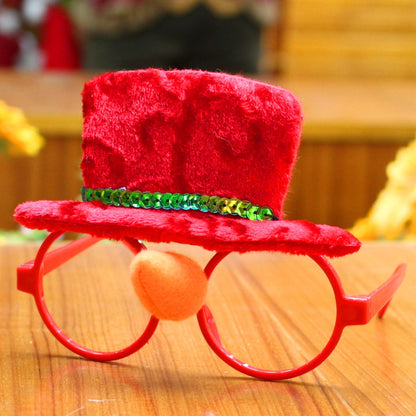 Christmas Glasses Frames | Christmas Party Supplies | Christmas Gifts | Christmas Decorations Glasses | Santa Glasses