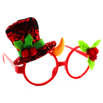 Christmas Glasses Frames | Christmas Party Supplies | Christmas Gifts | Christmas Decorations Glasses | Santa Glasses
