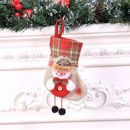 Christmas Stocking Decoration Pendant, Stocking Gift Bag, Hanging Piece