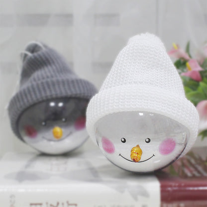 Christmas Decorations Creative | Christmas Snowman Children Toys | Plastic Christmas Ball | Christmas Pendant