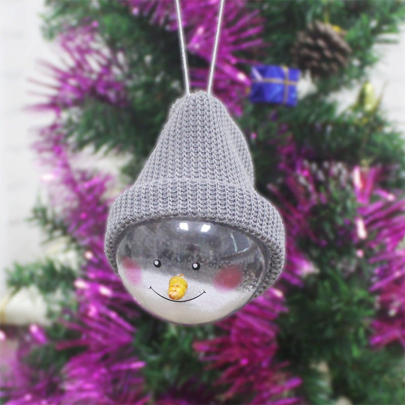 Christmas Decorations Creative | Christmas Snowman Children Toys | Plastic Christmas Ball | Christmas Pendant