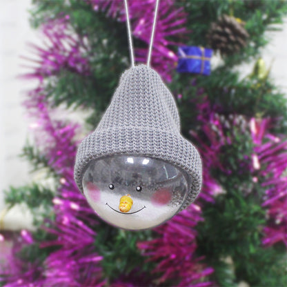 Christmas Decorations Creative | Christmas Snowman Children Toys | Plastic Christmas Ball | Christmas Pendant