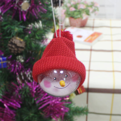 Christmas Decorations Creative | Christmas Snowman Children Toys | Plastic Christmas Ball | Christmas Pendant