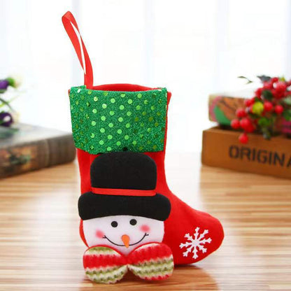 Christmas Stocking Decoration Pendant, Stocking Gift Bag, Hanging Piece